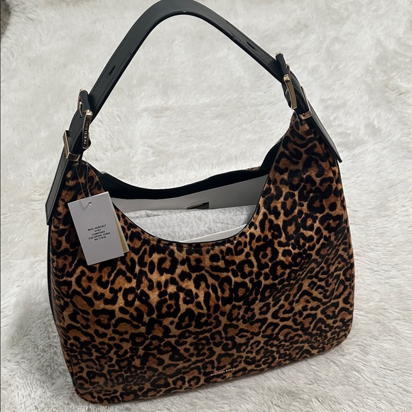🌴 NWT Michael Kors Nolita Large Hobo Calf Hair Shoulder Bag